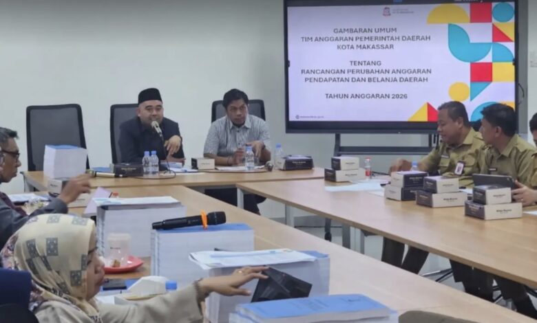 DPRD Makassar dan TAPD Bahas Ranperda Perubahan APBD 2026