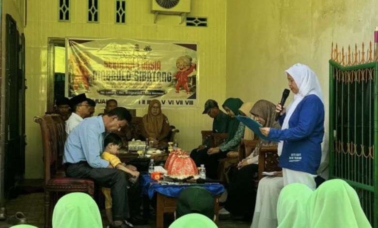 DPPKB Makassar Dorong Lansia Sehat dan Mandiri Lewat Sekolah Lansia Mabbulo Sibatang