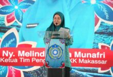 Melinda Buka Pameran UMKM dan Jambore HKG PKK Makassar, Dorong Kemandirian Ekonomi Kader