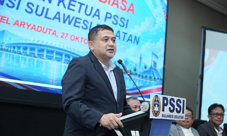 Munafri Arifuddin Pimpin PSSI Sulsel 2026–2030, Siapkan Pembenahan Sepak Bola Daerah